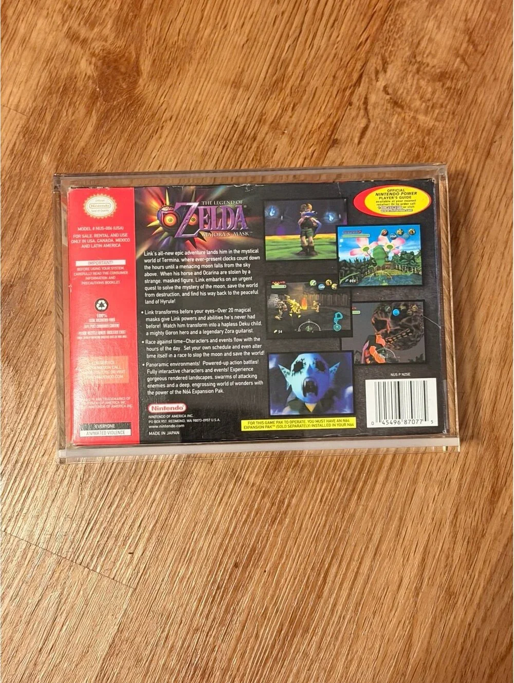 Zelda Majora’s Mask (Collectors Edition) for Nintendo 64